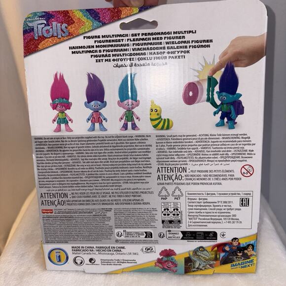 Imaginext DreamWorks Trolls Figure Multipack Playset - 7pc Toy Brand NEW - Picture 6 of 6